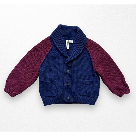 Janie and Jack Shawl Collar Cardigan, 6-12 Months - Picture 1 of 6
